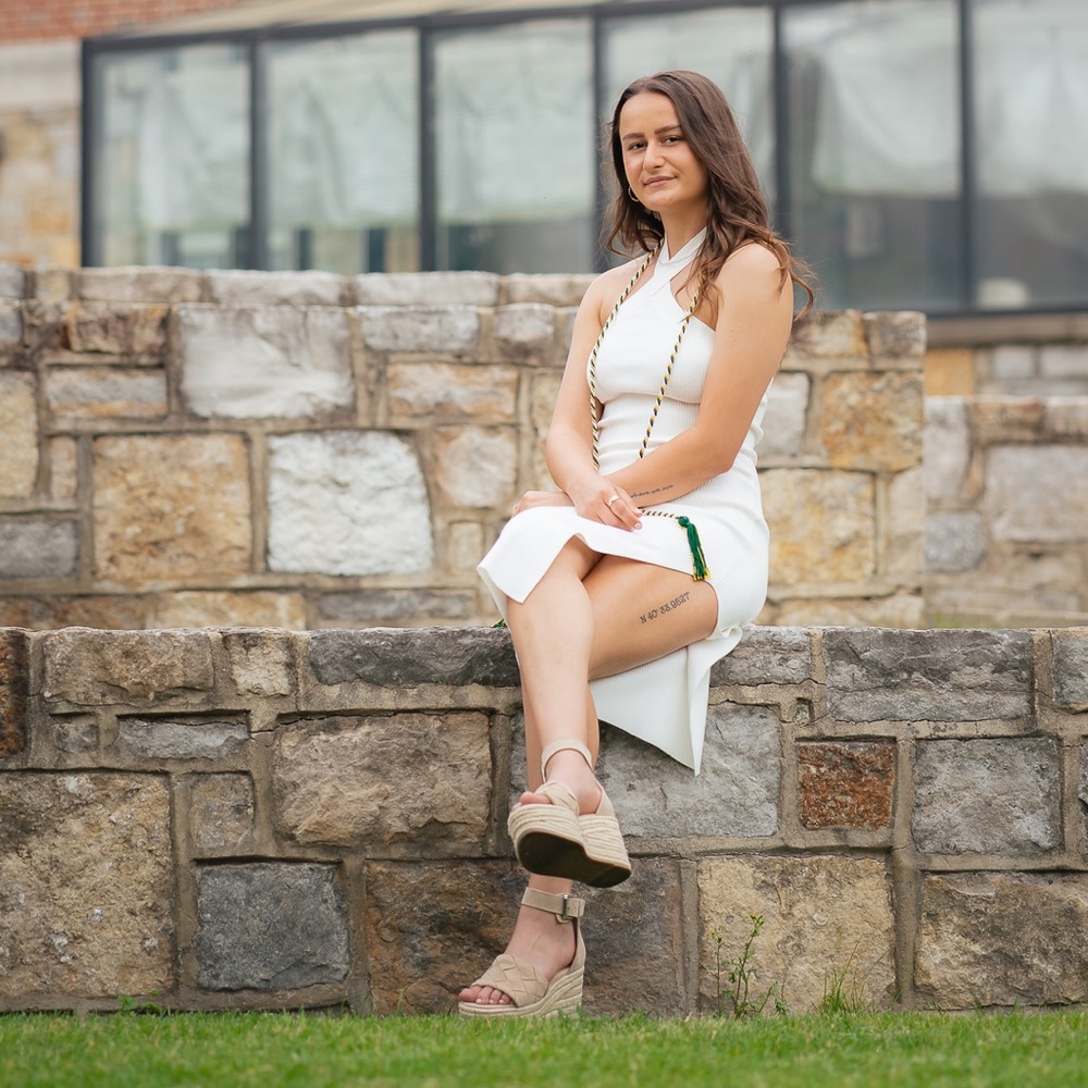 Aritiza white dress.